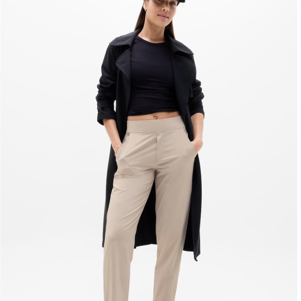 Athleta Beige Straight Leg Women's Pants